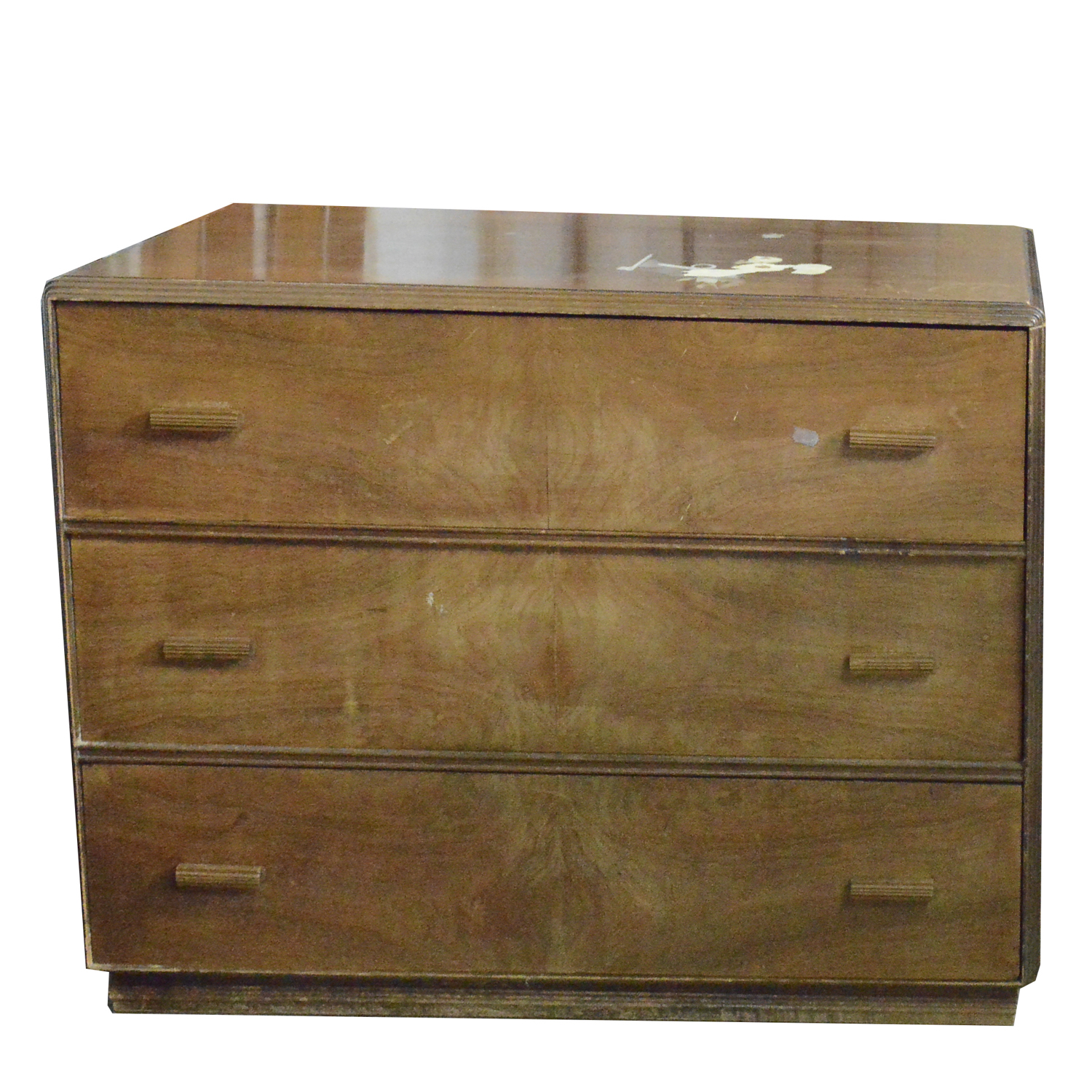 Vintage Walnut Low Chest of Drawers