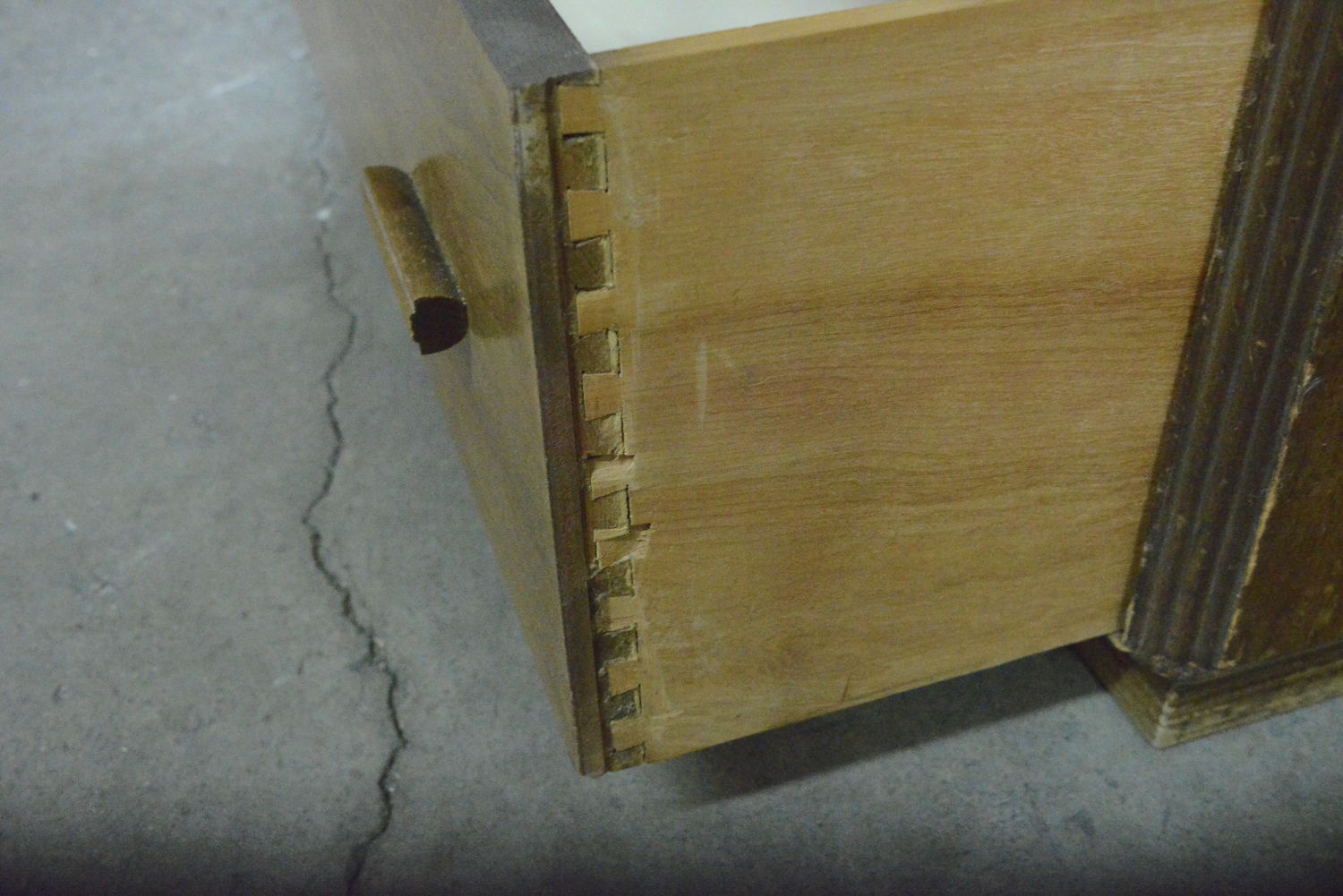 Vintage Walnut Low Chest of Drawers
