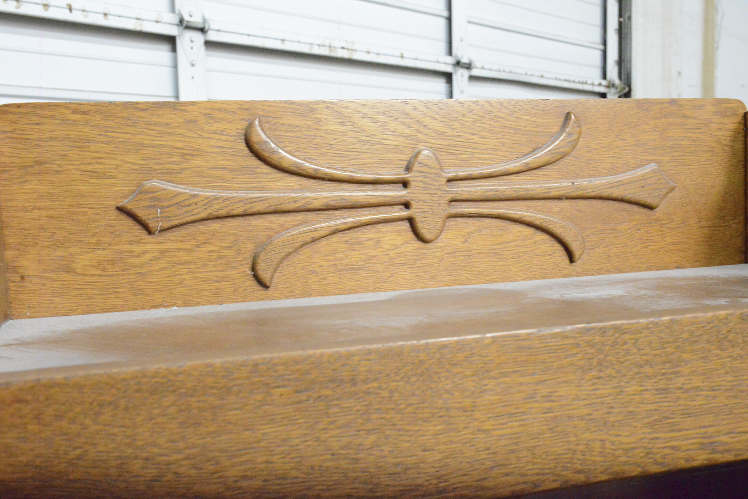 Vintage Oak Display Cabinet