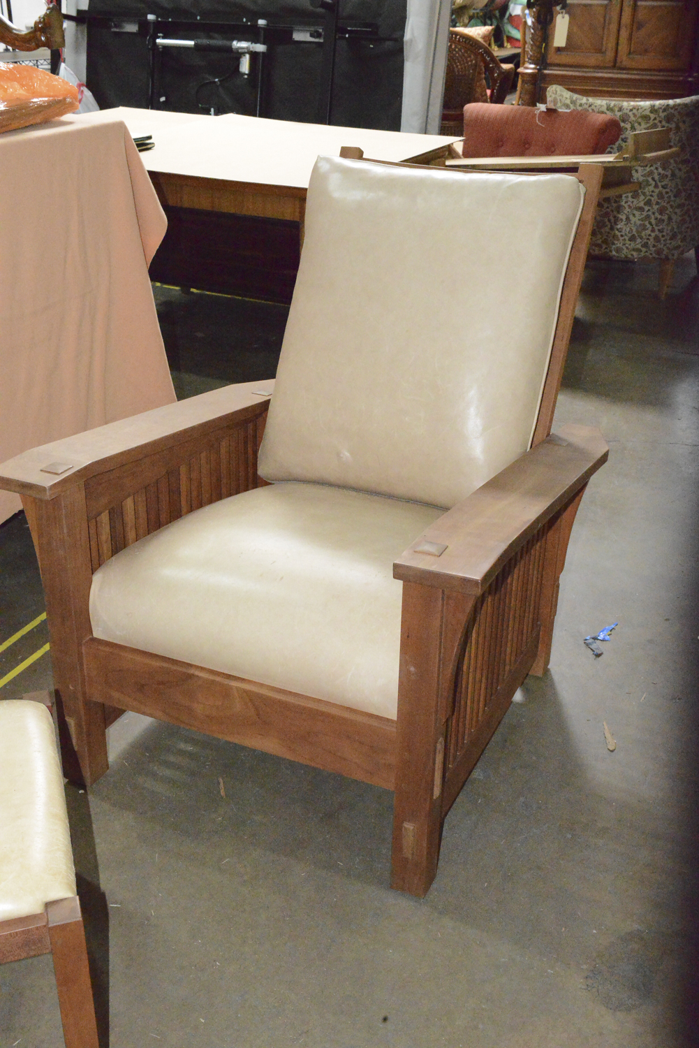Arts and Crafts Style "Morris" Chair by L. & J.G. Stickley
