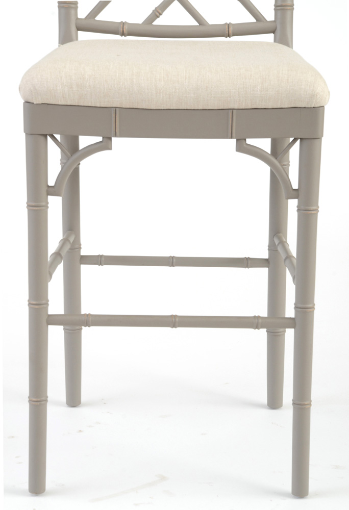 Ballard Designs Chinese Chippendale Style "Dayna" Bar Stools