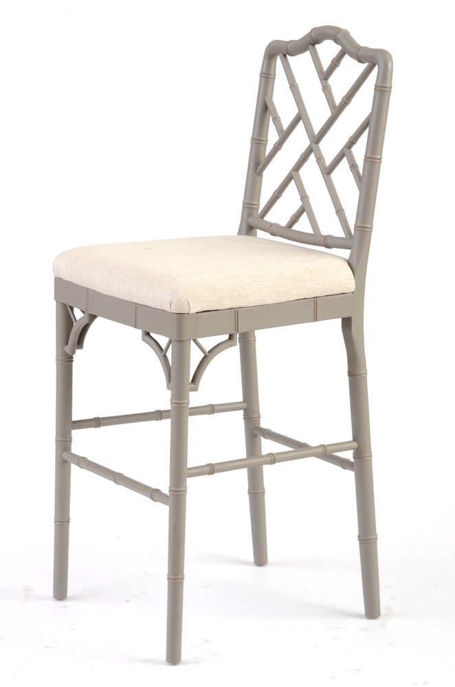 Ballard Designs Chinese Chippendale Style "Dayna" Bar Stools