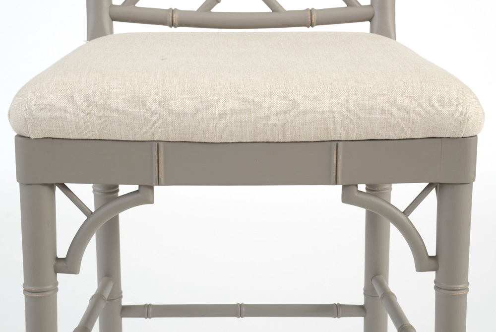 Ballard Designs Chinese Chippendale Style "Dayna" Bar Stools