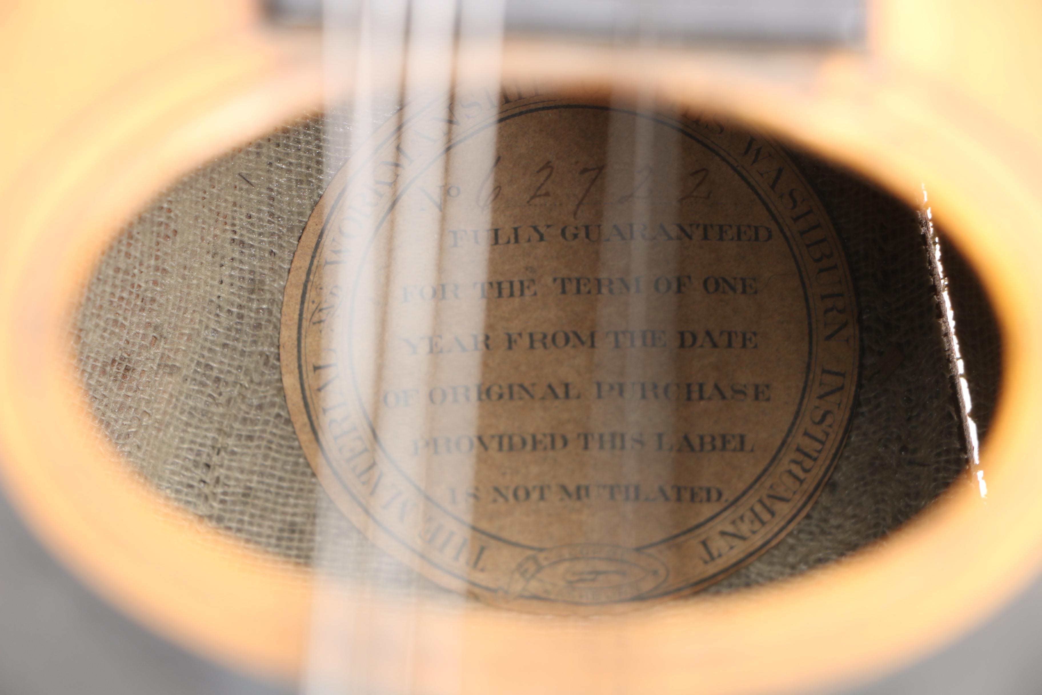 Vintage Washburn Bowlback Mandolin