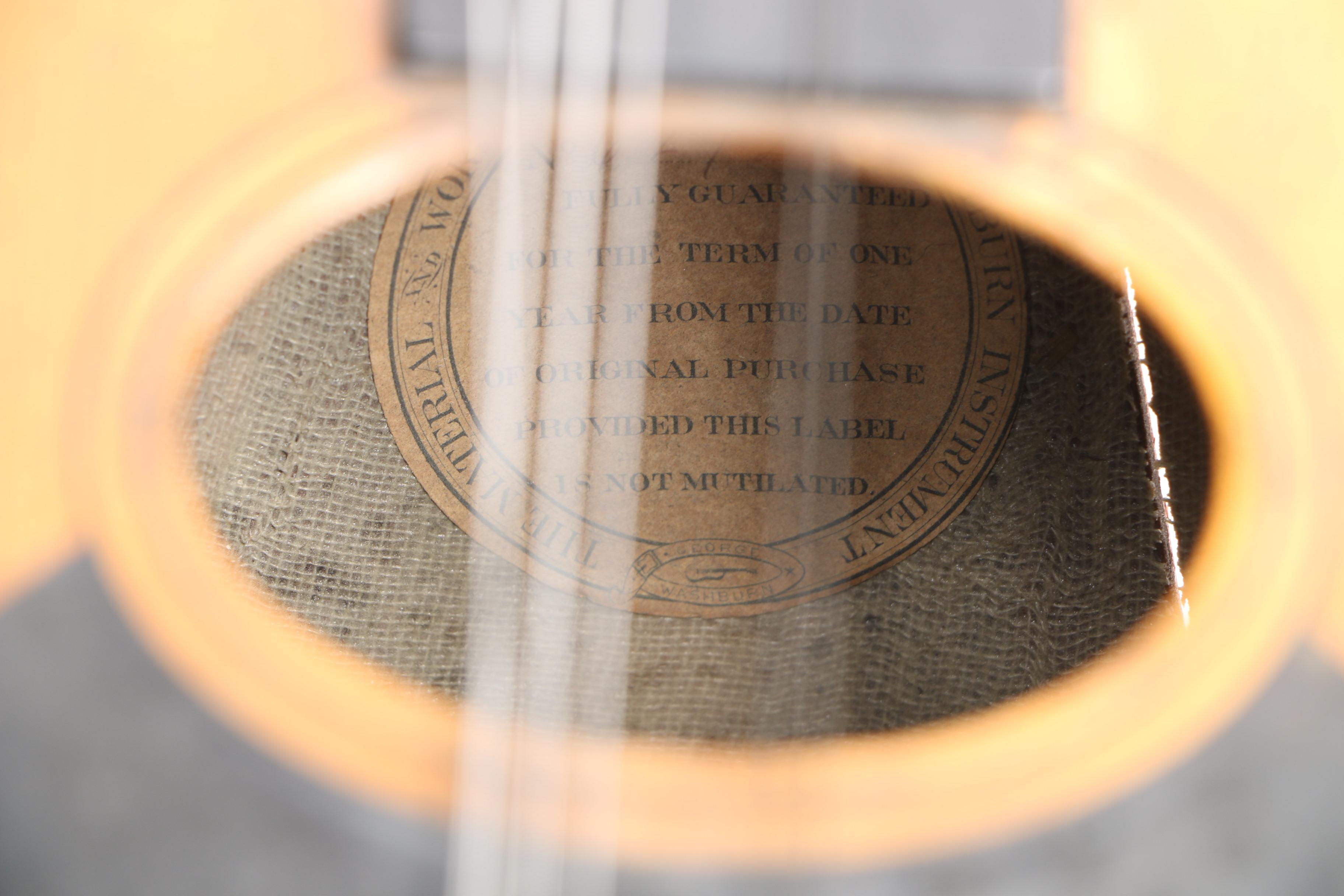 Vintage Washburn Bowlback Mandolin