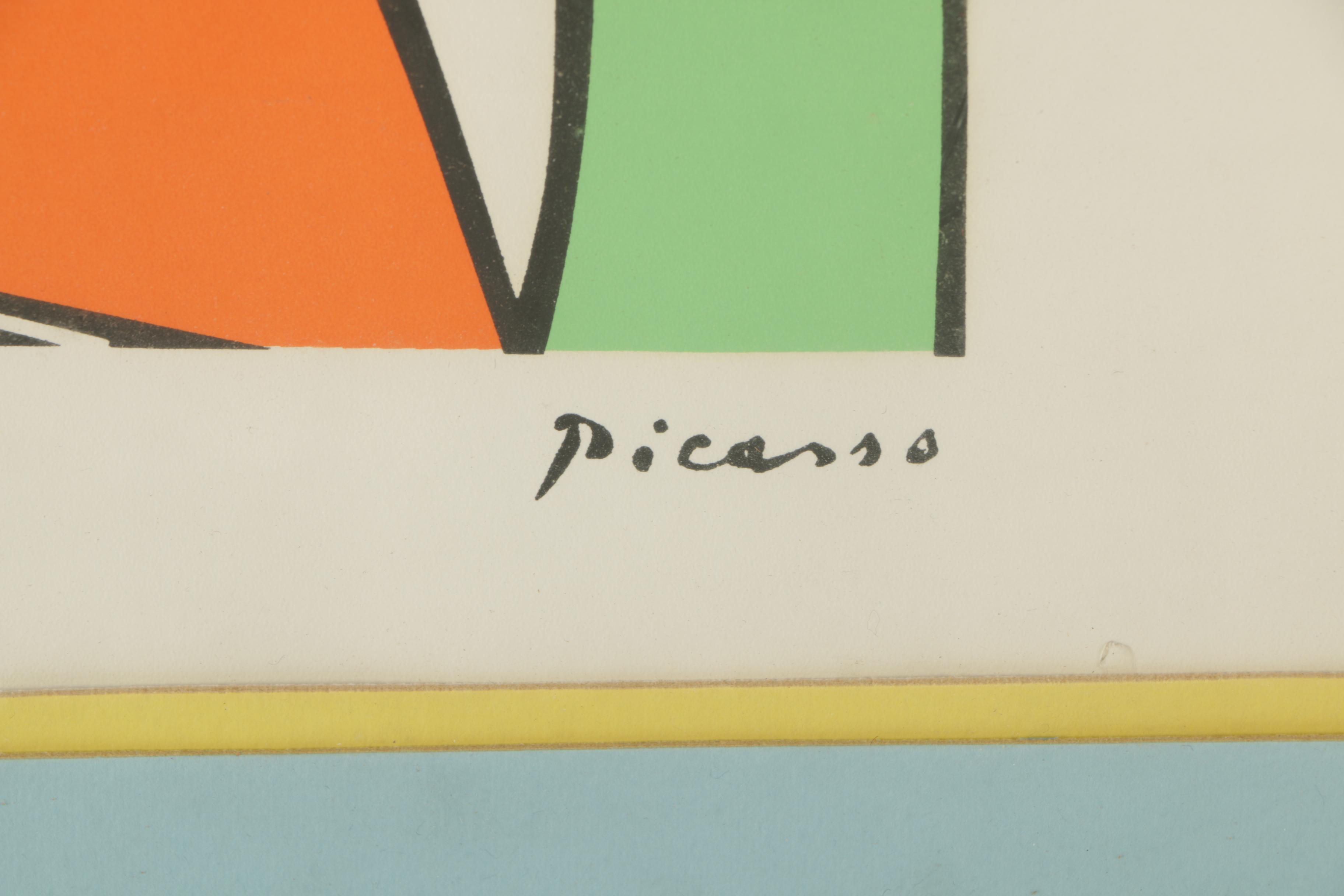 Serigraph on Paper After Pablo Picasso "Seated Woman"