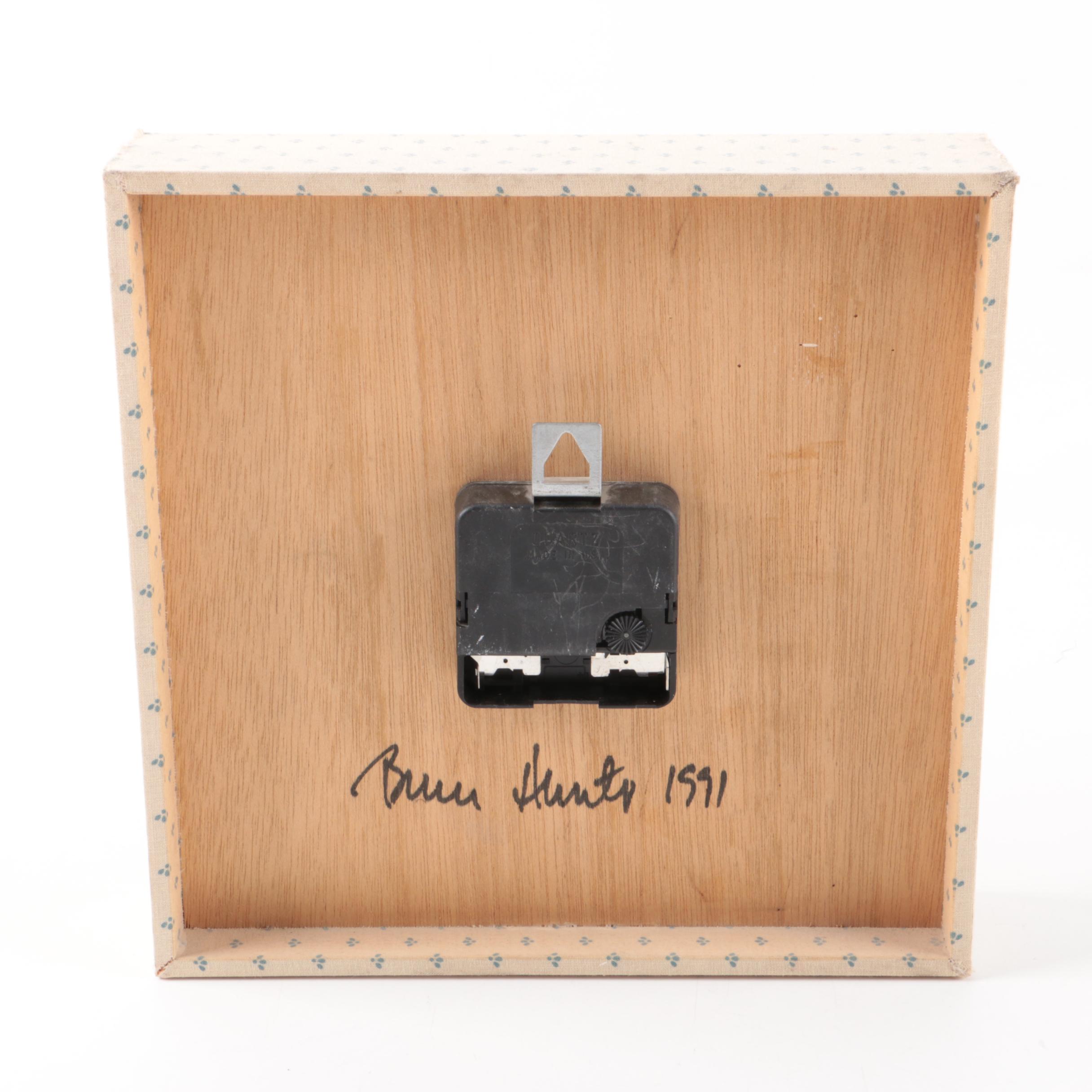 Handmade Wall Cat Clock