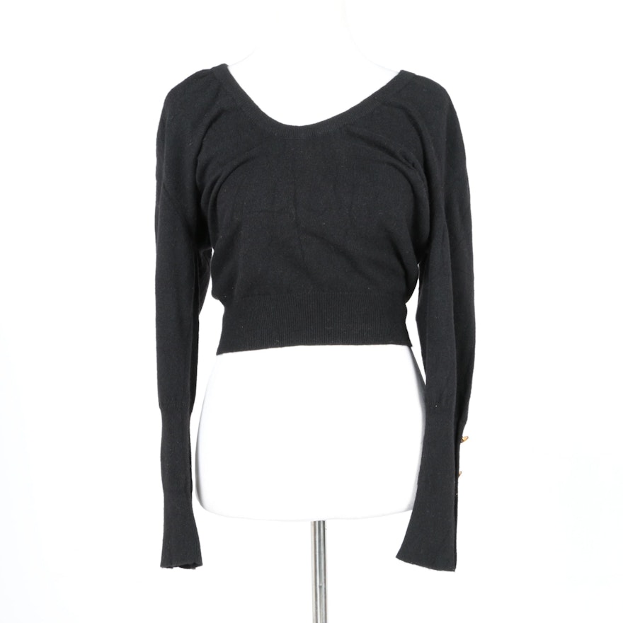 Chanel Boutique Black Sweater