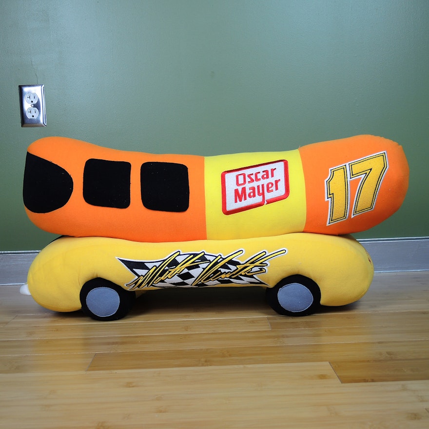 Large Oscar Mayer NASCAR Plush Weinermobile