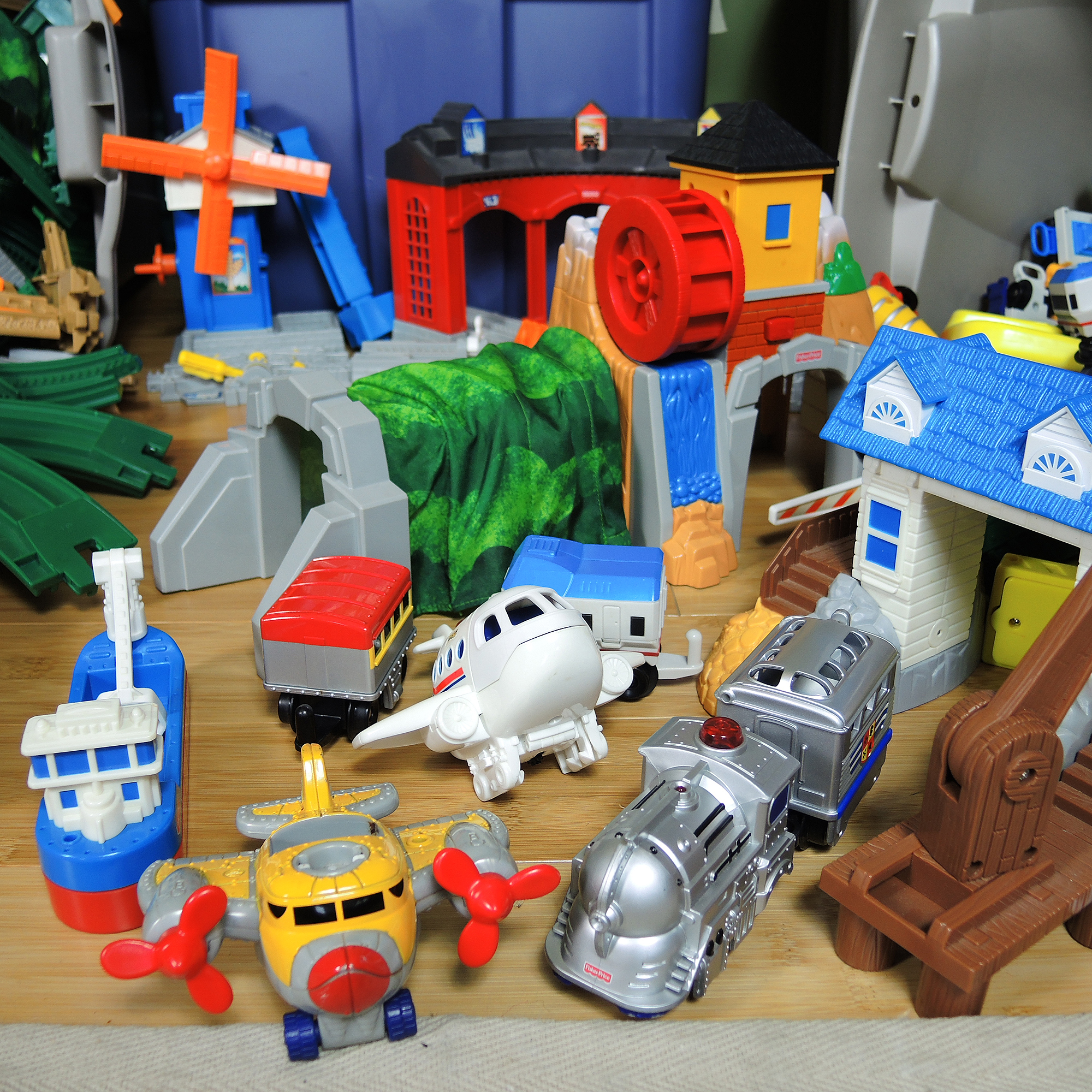 Massive Fisher-Price GeoTrax Collection