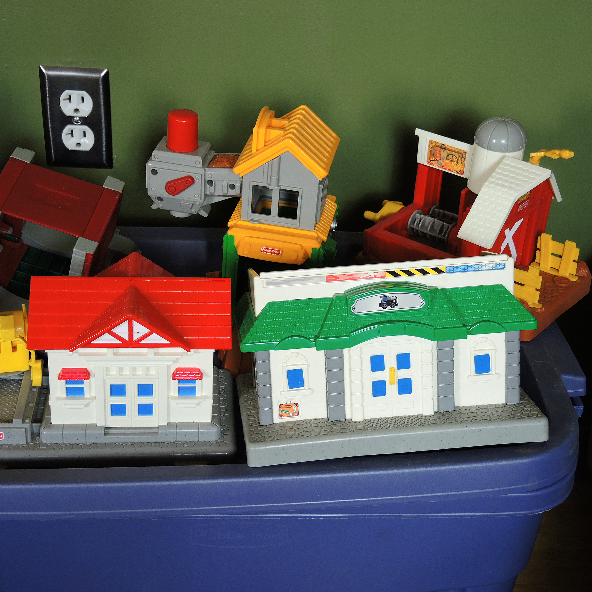 Massive Fisher-Price GeoTrax Collection