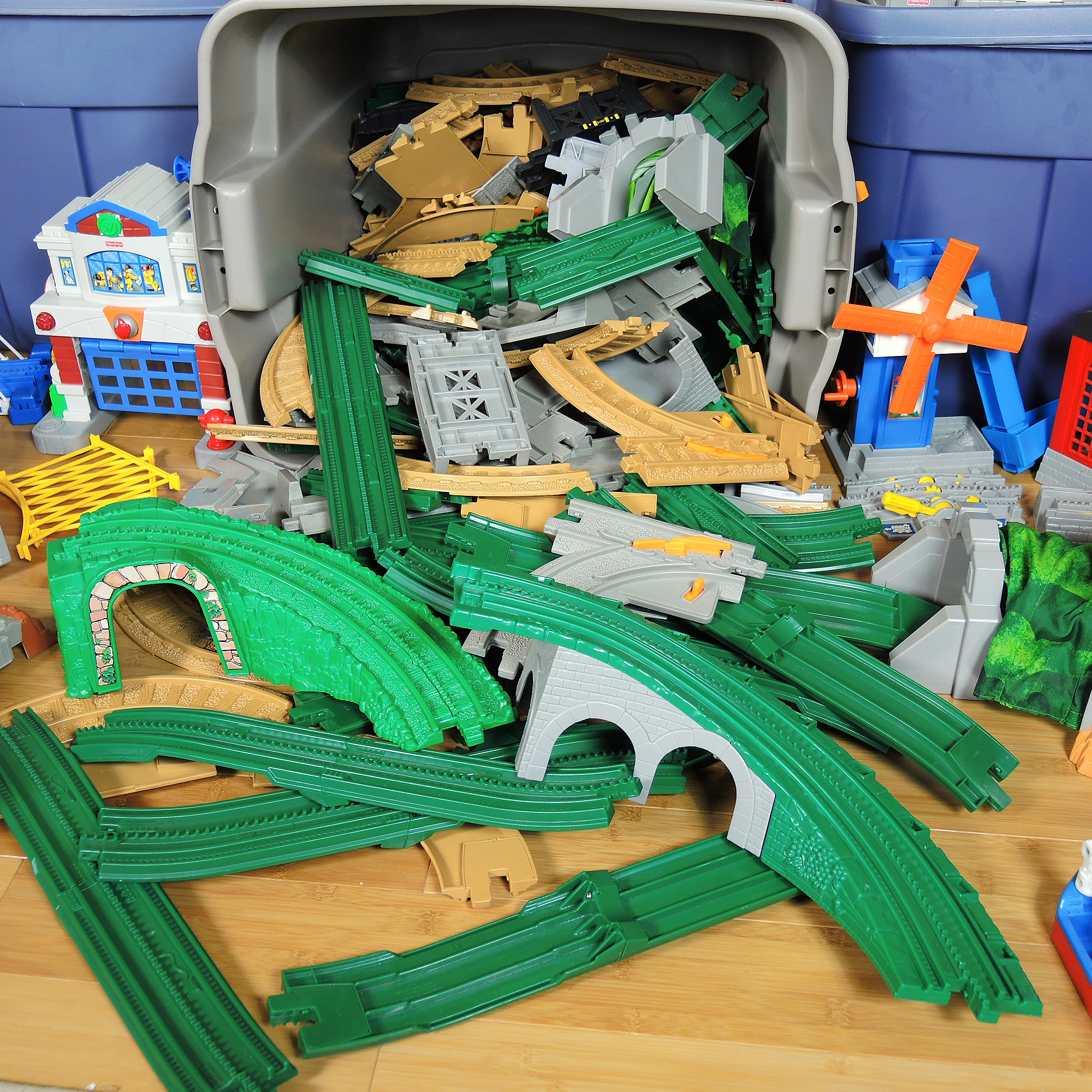 Massive Fisher-Price GeoTrax Collection