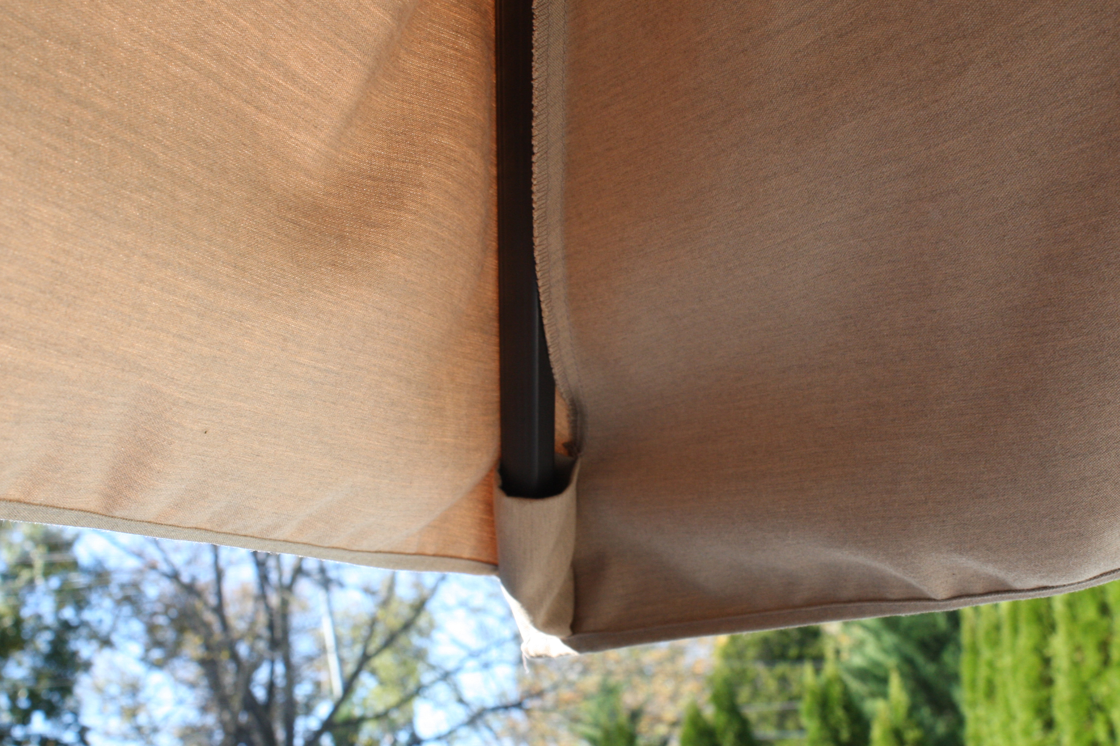 Sunbrella Outdoor Umbrella with Base and Cover