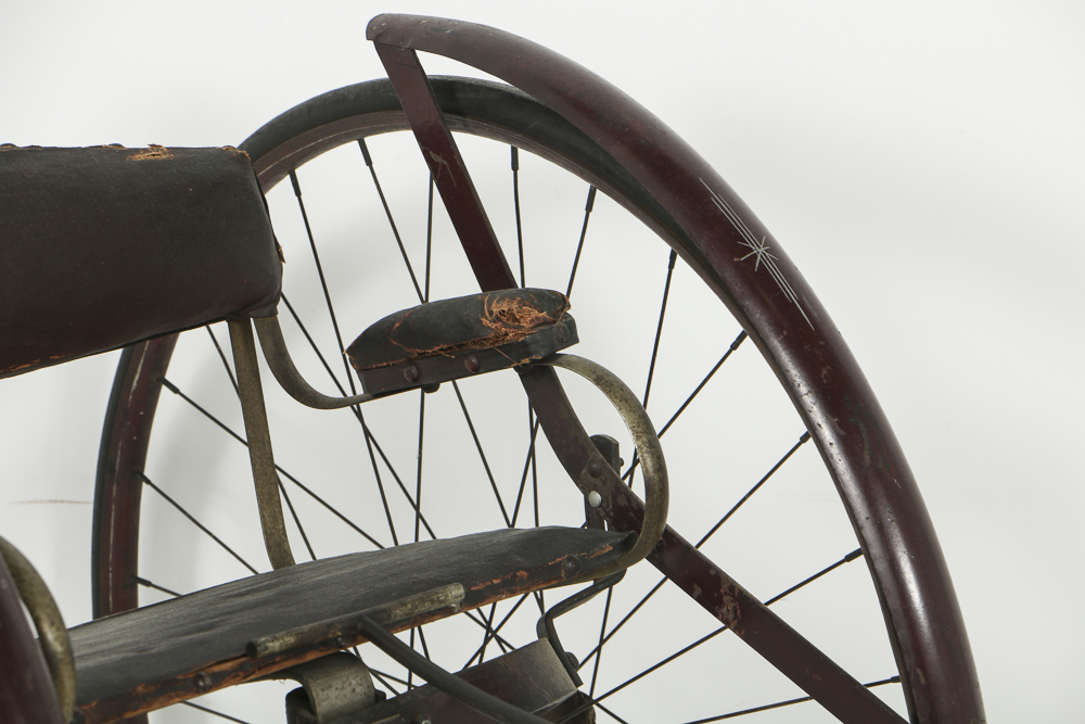 Rare Circa 1890 Three Wheel Velocipide Tricycle