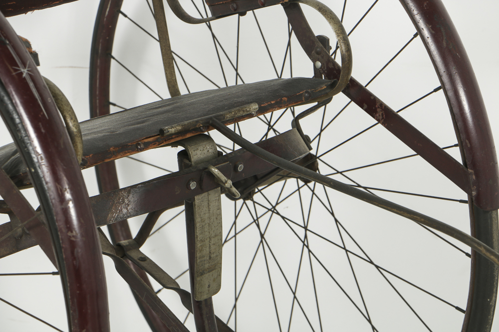 Rare Circa 1890 Three Wheel Velocipide Tricycle