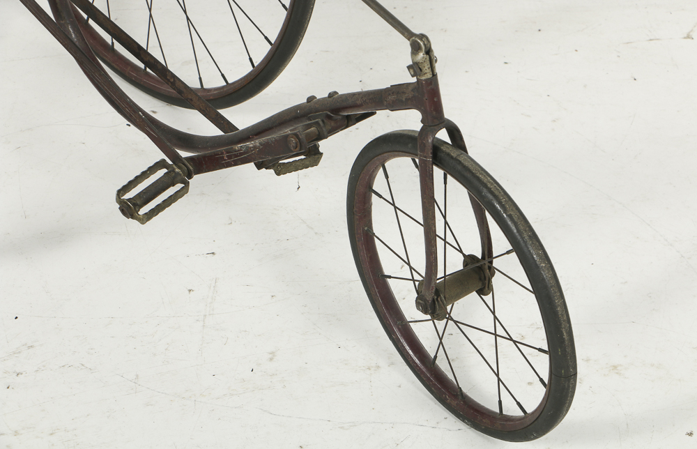 Rare Circa 1890 Three Wheel Velocipide Tricycle