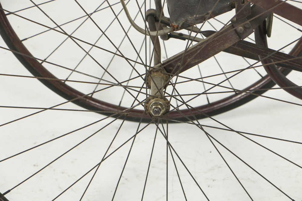 Rare Circa 1890 Three Wheel Velocipide Tricycle