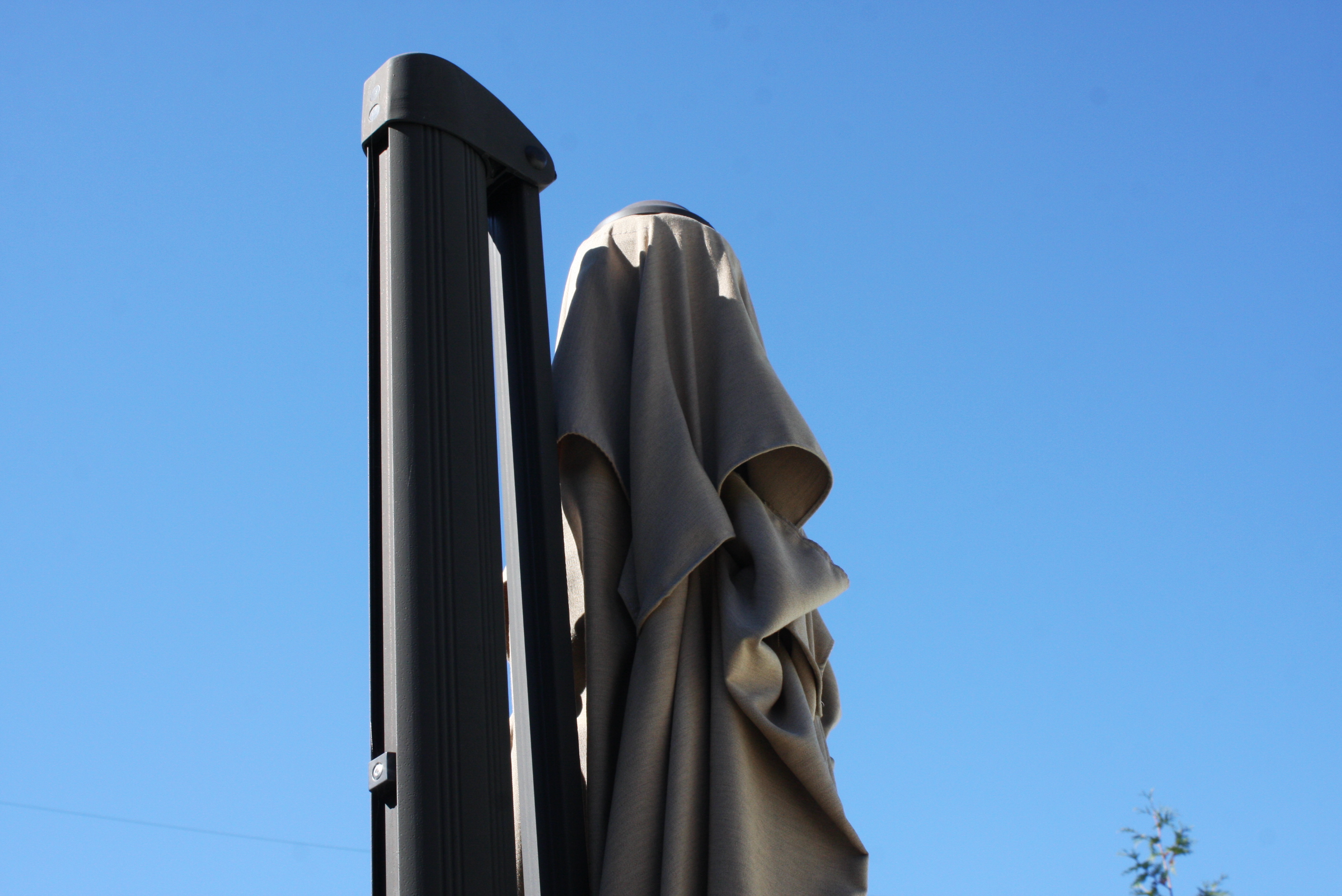 Sunbrella Outdoor Umbrella with Base and Cover