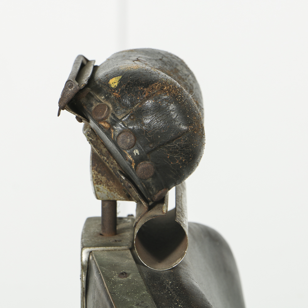 Antique Universal Enameled Porcelain Barber Chair