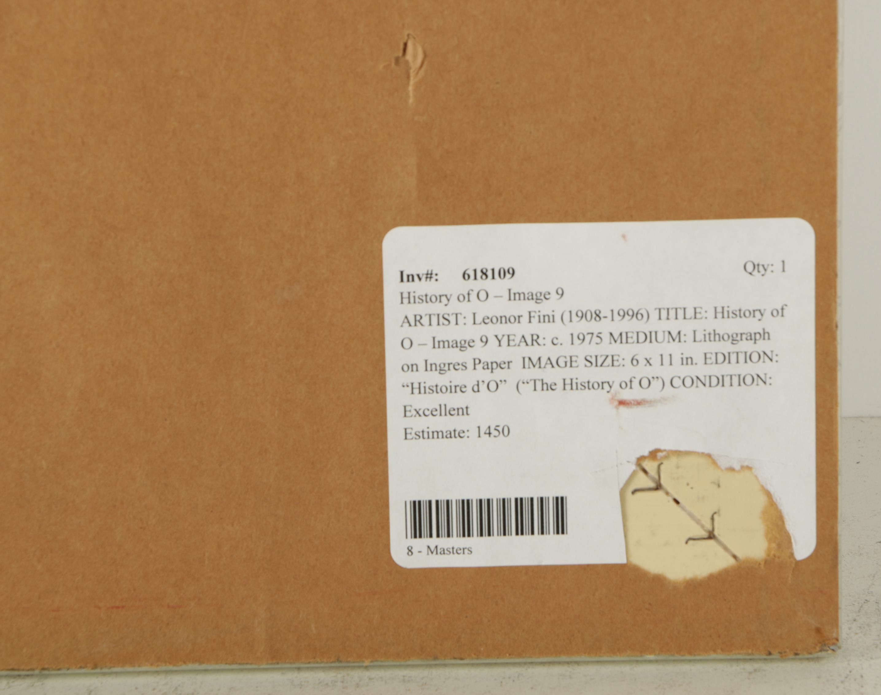 Half Tone Print After Leonor Fini's "History of O - Image 9"