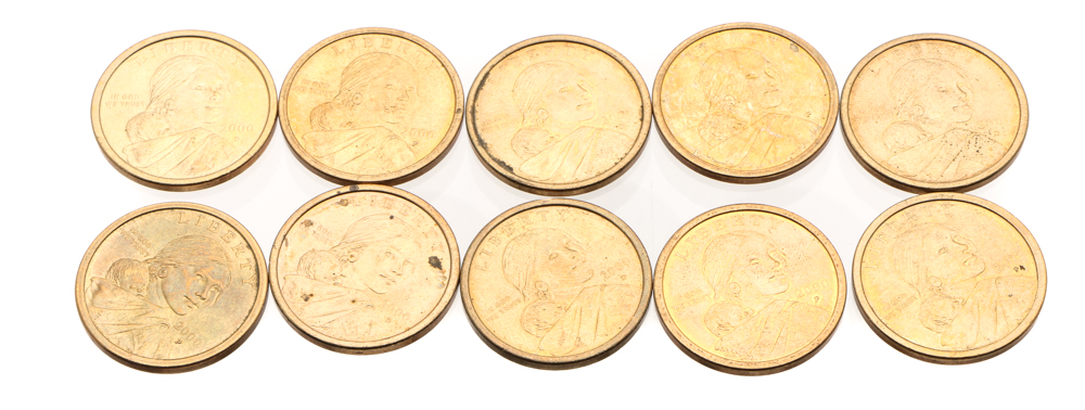 Group of Modern U.S. Dollar Coins
