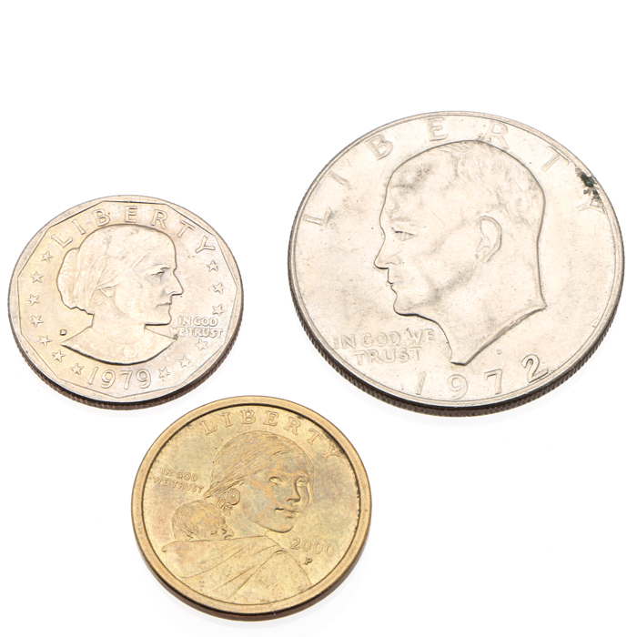 Group of Modern U.S. Dollar Coins