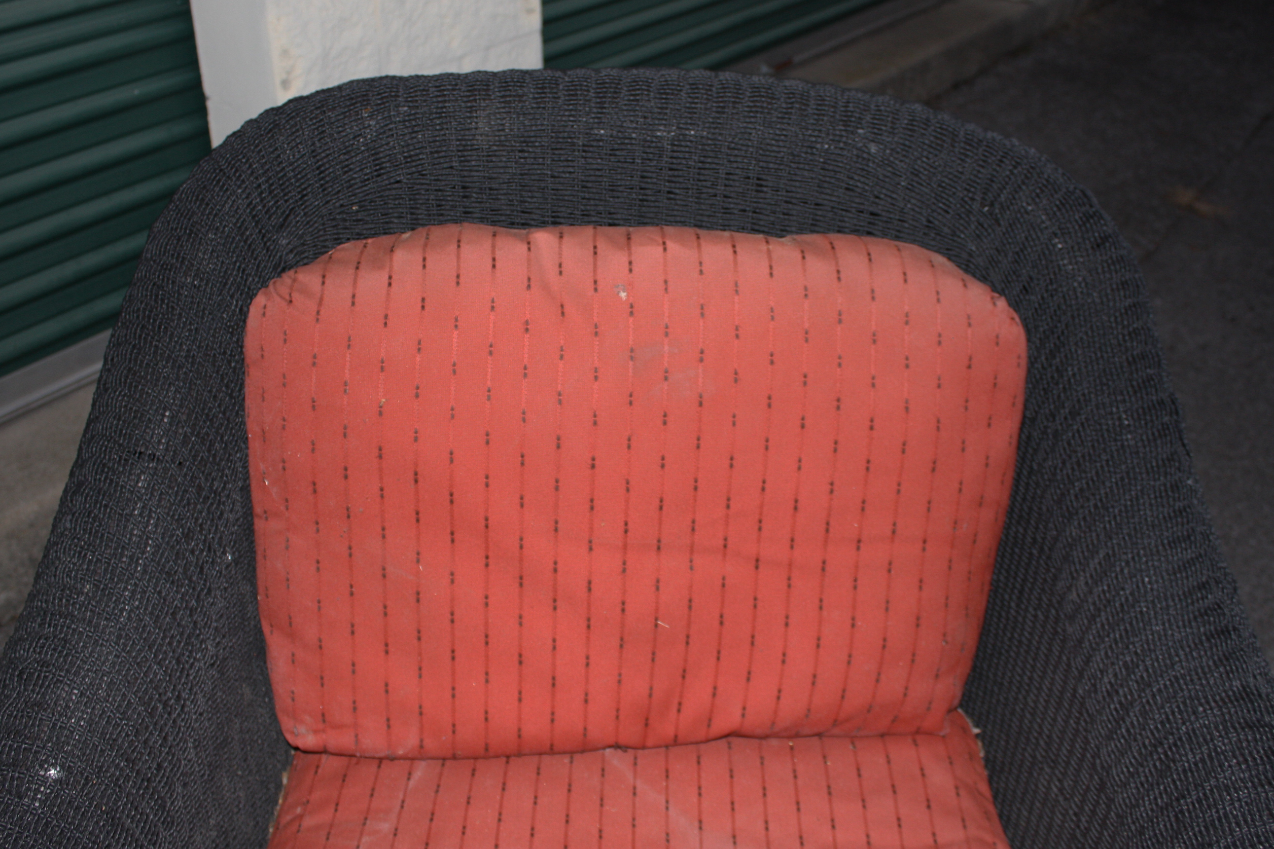 Outdoor Wicker Sofa, Table, and Chair with Ottoman