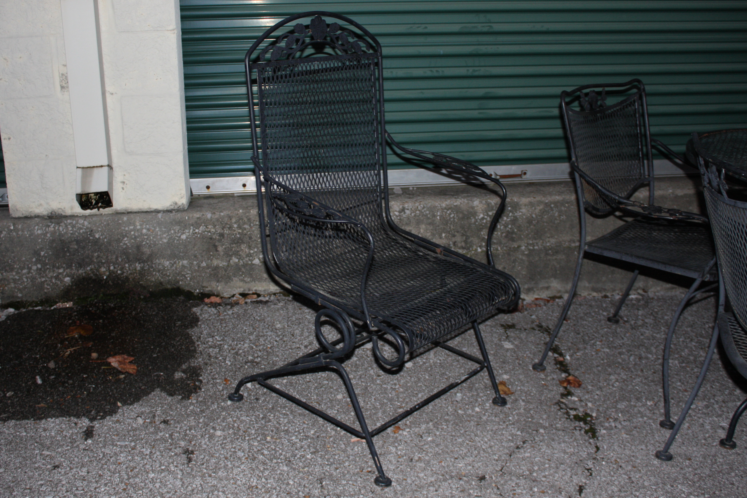 Outdoor Metal Table and Chairs