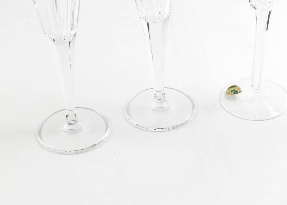 Waterford Millennium Series "Love" Toasting Flutes