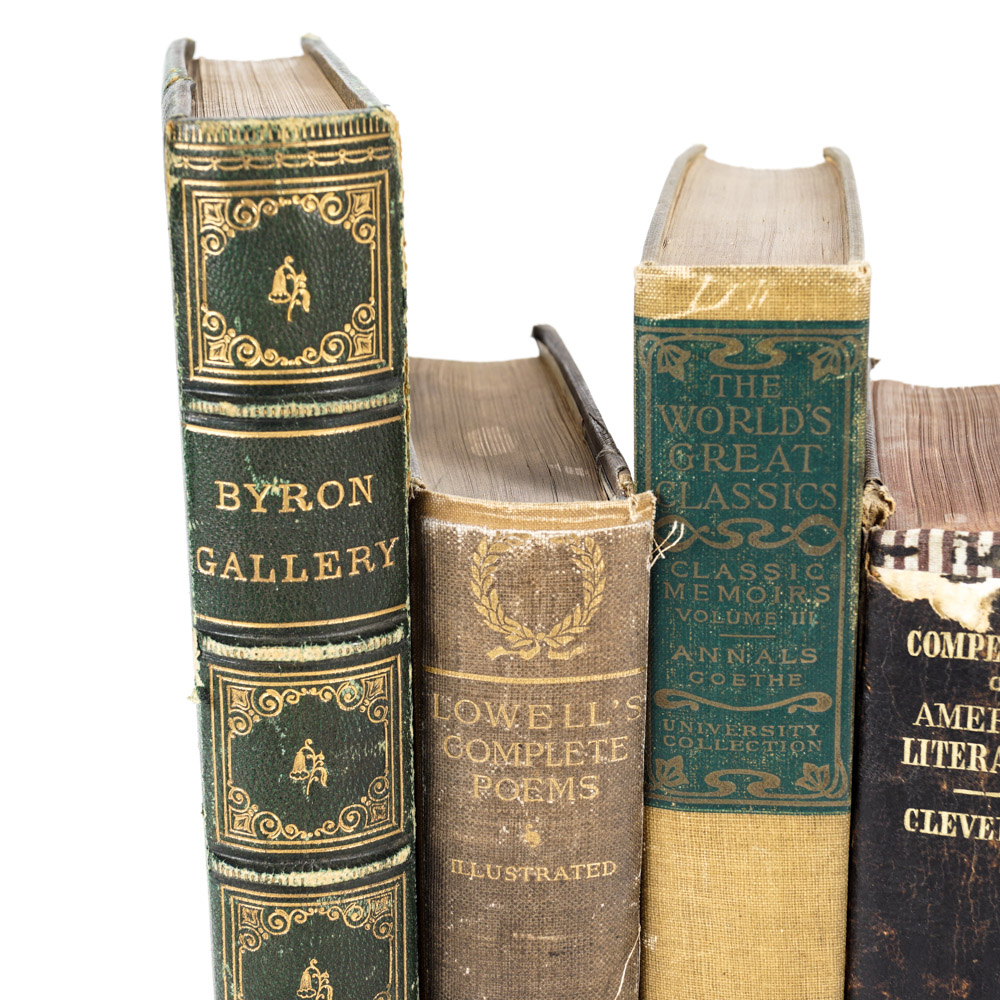Assorted Antique and Vintage Hardcover Books