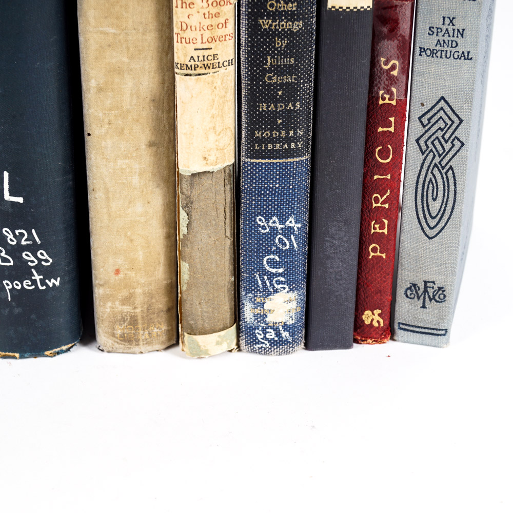 Assorted Antique and Vintage Hardcover Books