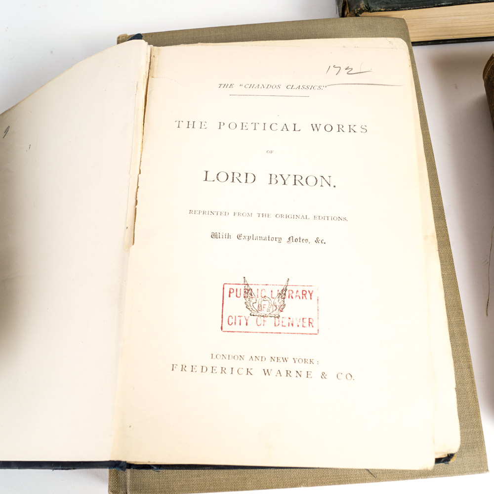 Assorted Antique and Vintage Hardcover Books