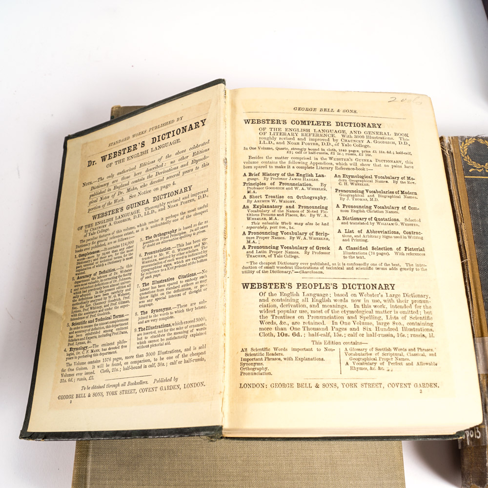 Assorted Antique and Vintage Hardcover Books