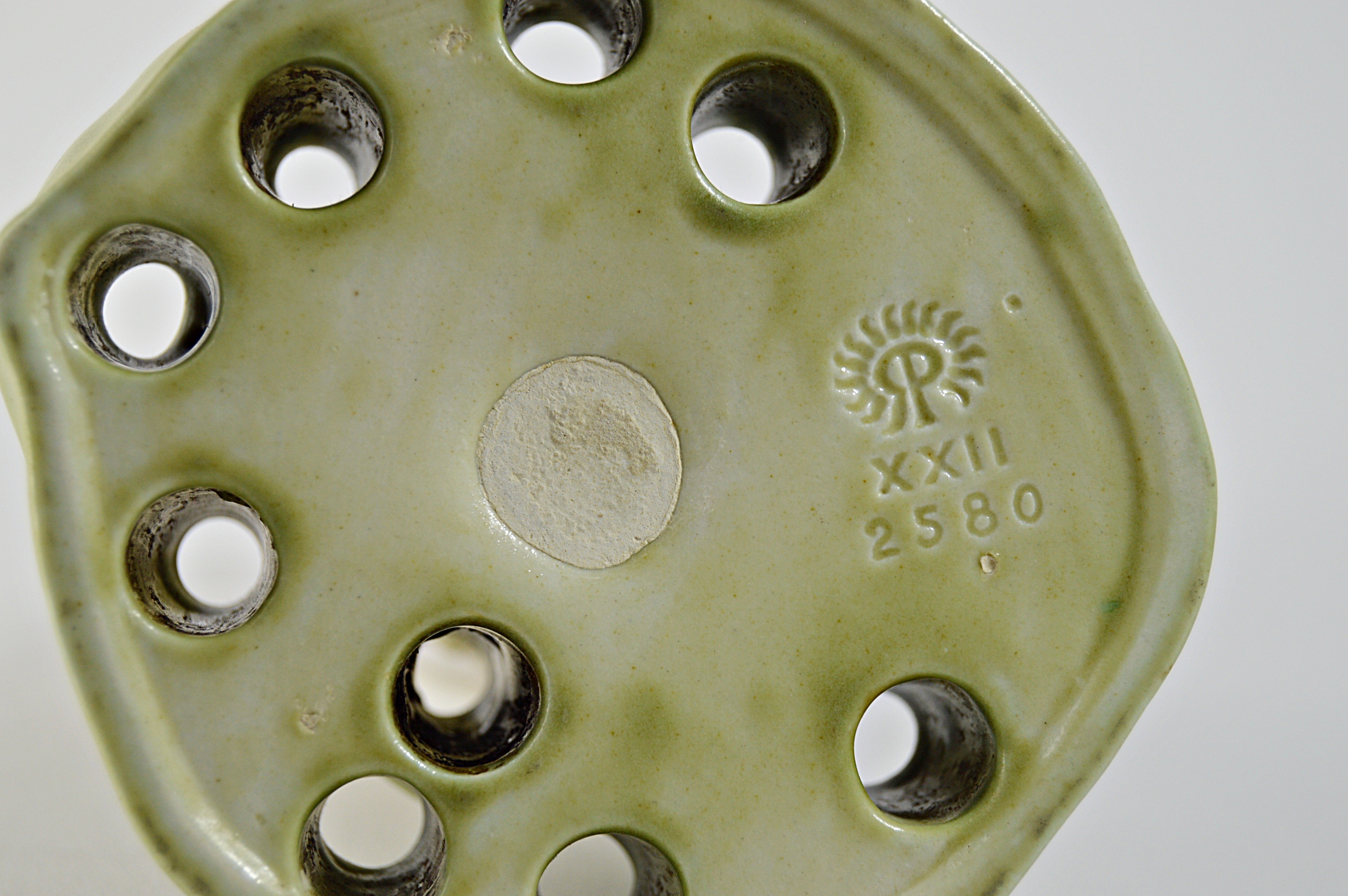 1922 William P. McDonald Rookwood Pottery Satyr Flower Frog