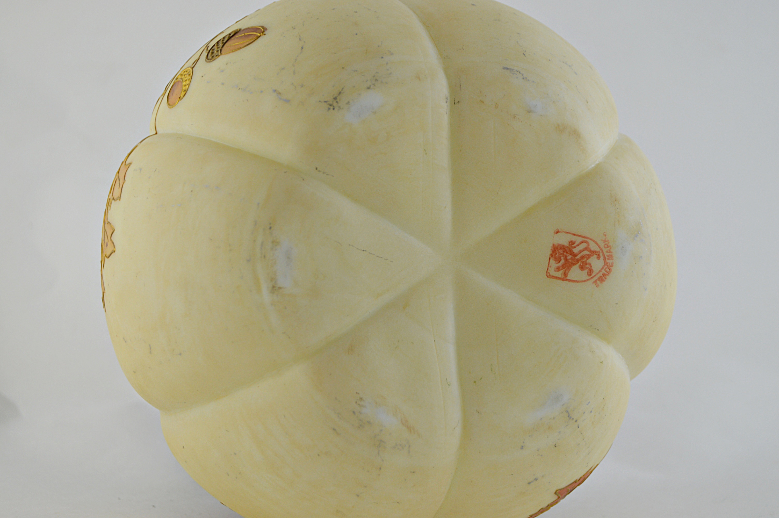 Mount Washington Smith Bros. Satin Art Glass Biscuit Jar with Silver Plate Lid