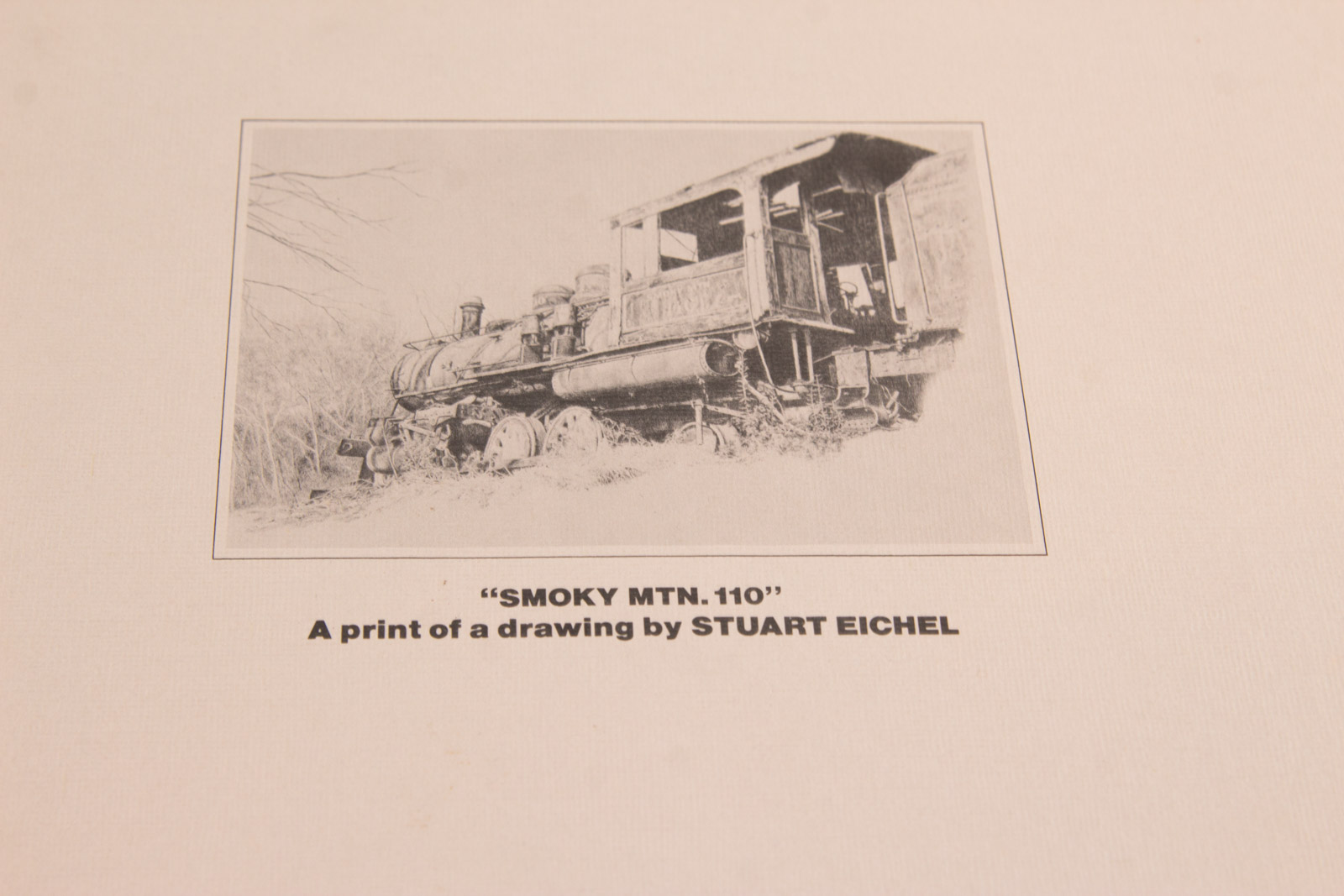 "Smoky Mnt. 110" Print of a Drawing by Stuart Eichel