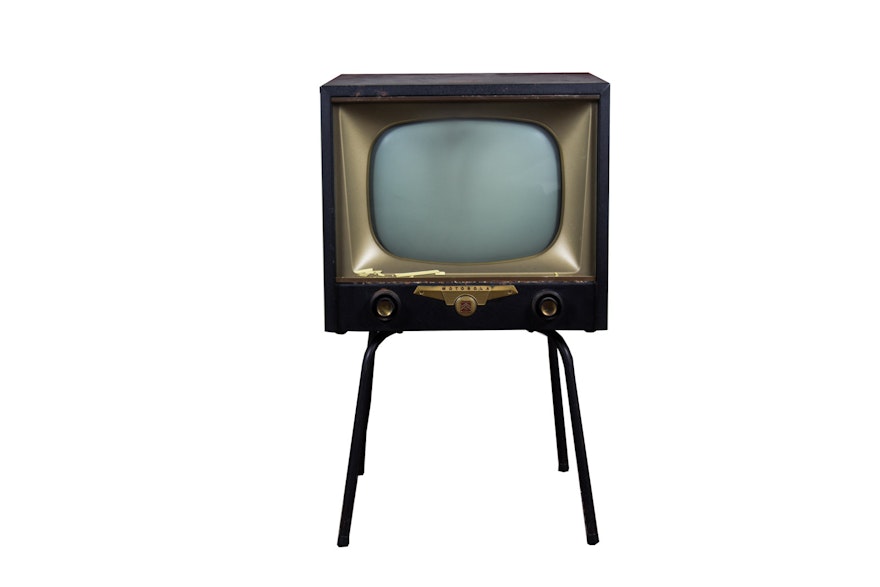 Vintage Motorola Television with Stand
