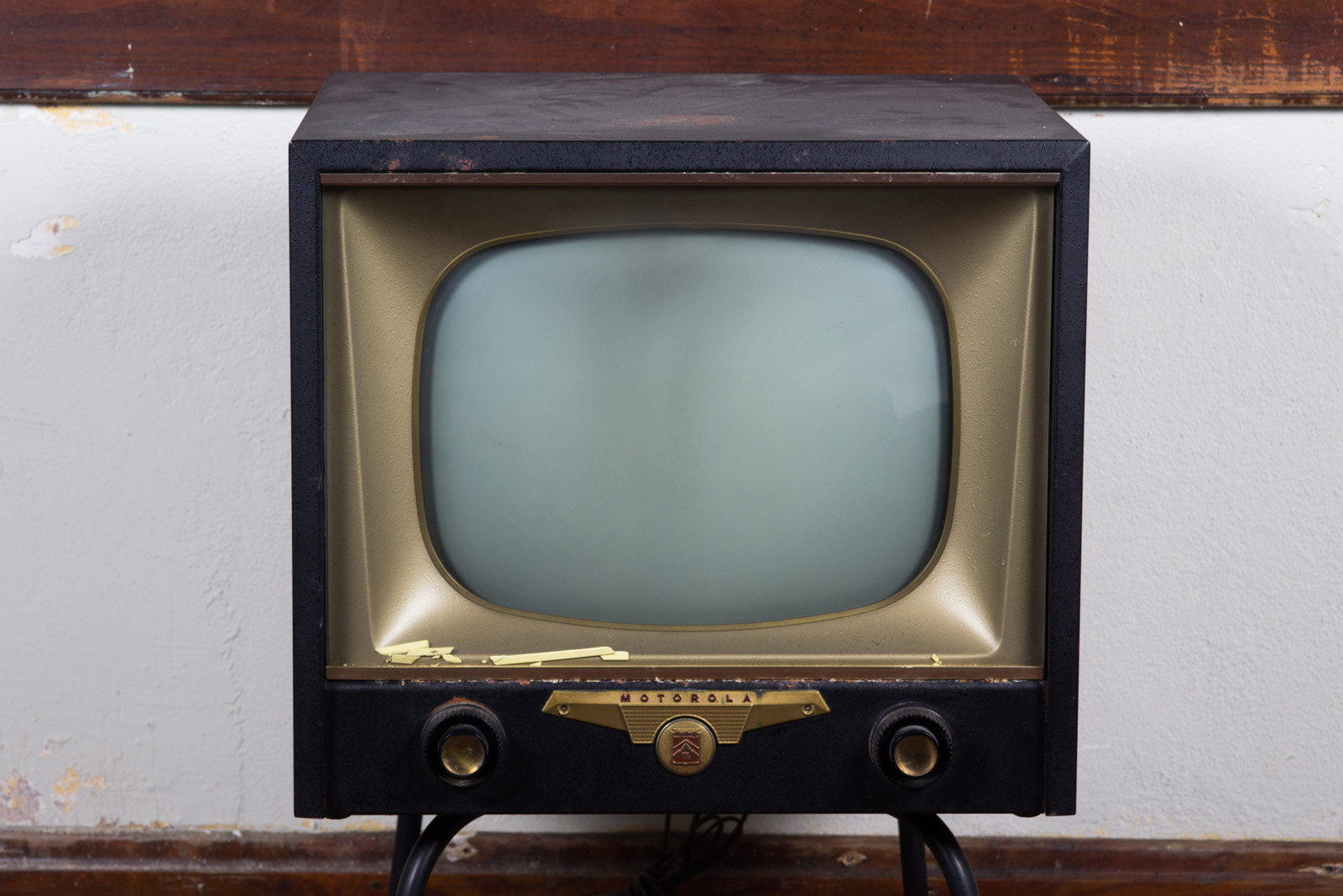 Vintage Motorola Television with Stand