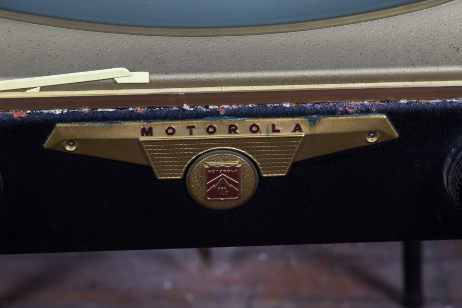 Vintage Motorola Television with Stand