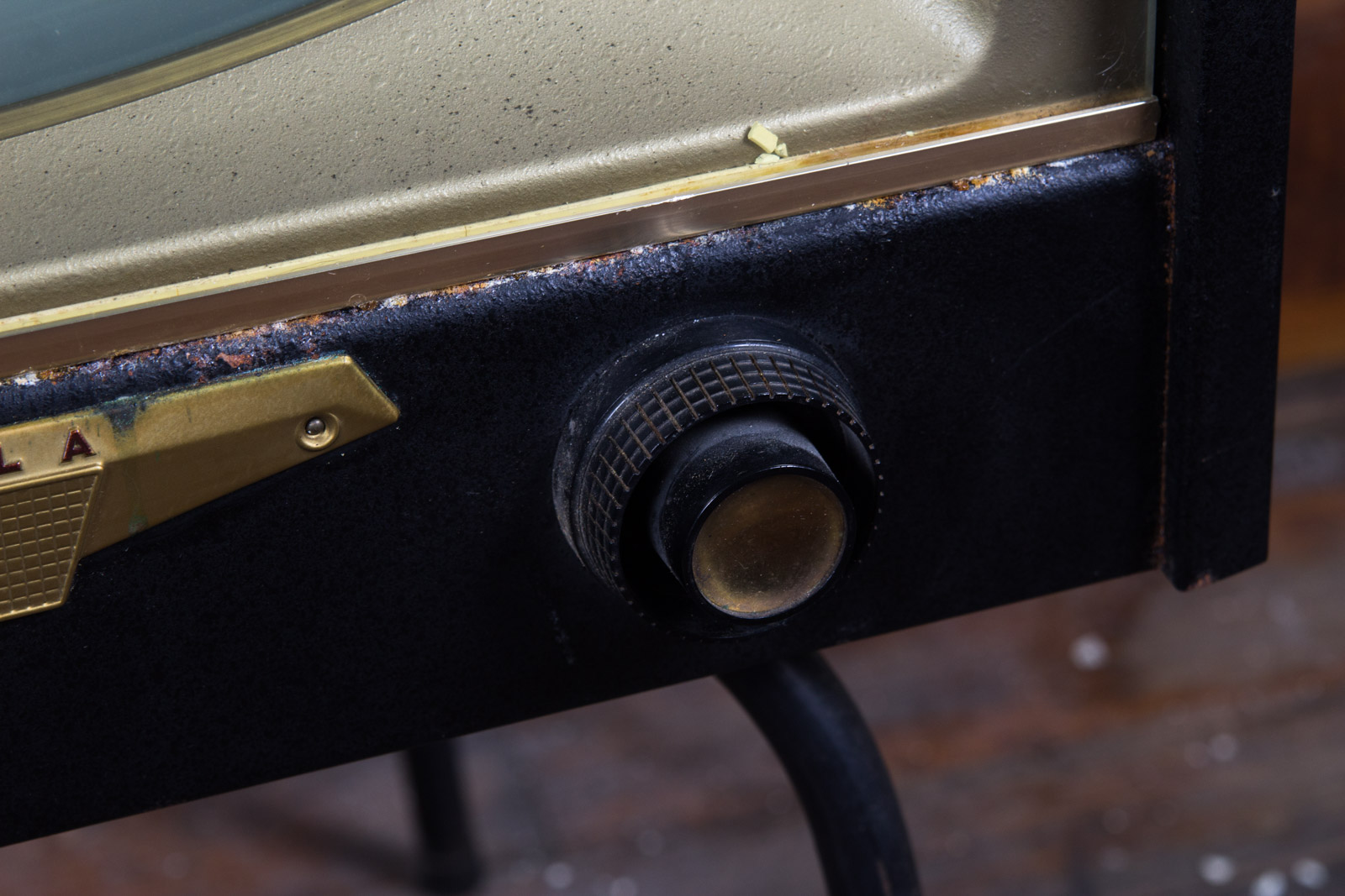 Vintage Motorola Television with Stand