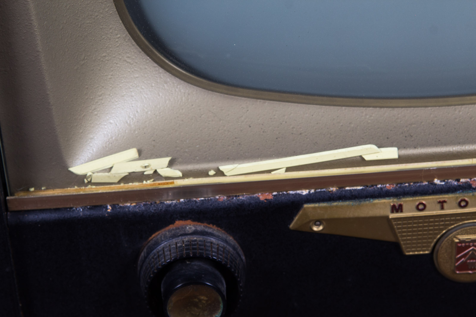 Vintage Motorola Television with Stand