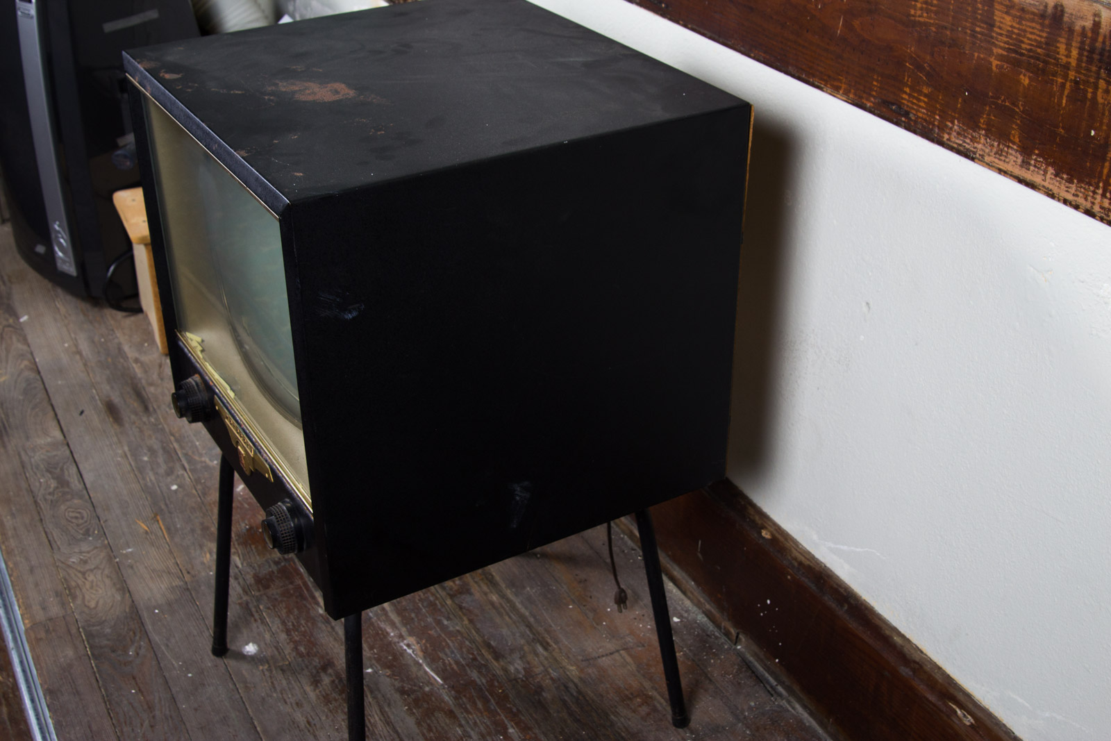 Vintage Motorola Television with Stand