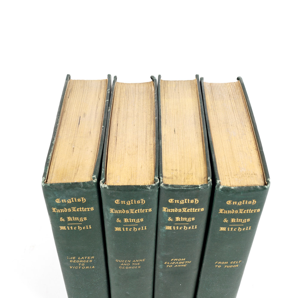 Antique Volumes of "English Lands Letters and Kings"