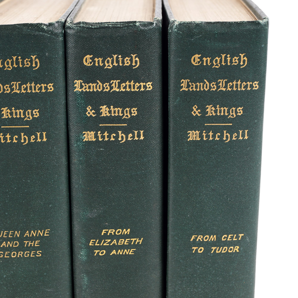 Antique Volumes of "English Lands Letters and Kings"