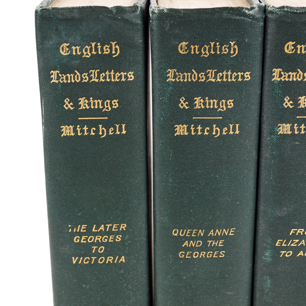 Antique Volumes of "English Lands Letters and Kings"