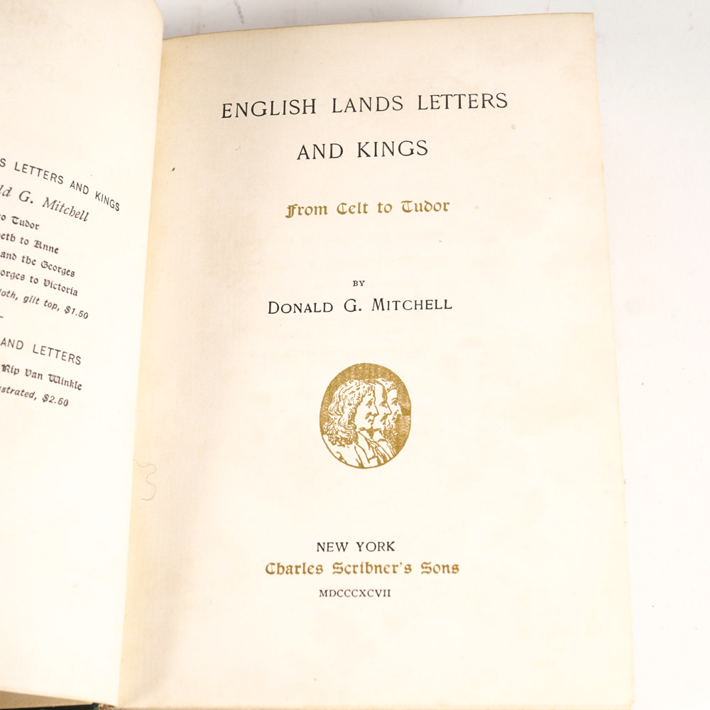 Antique Volumes of "English Lands Letters and Kings"