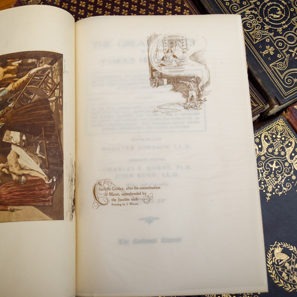 Vintage History Book Collection "The Great Events by Famous Historians"