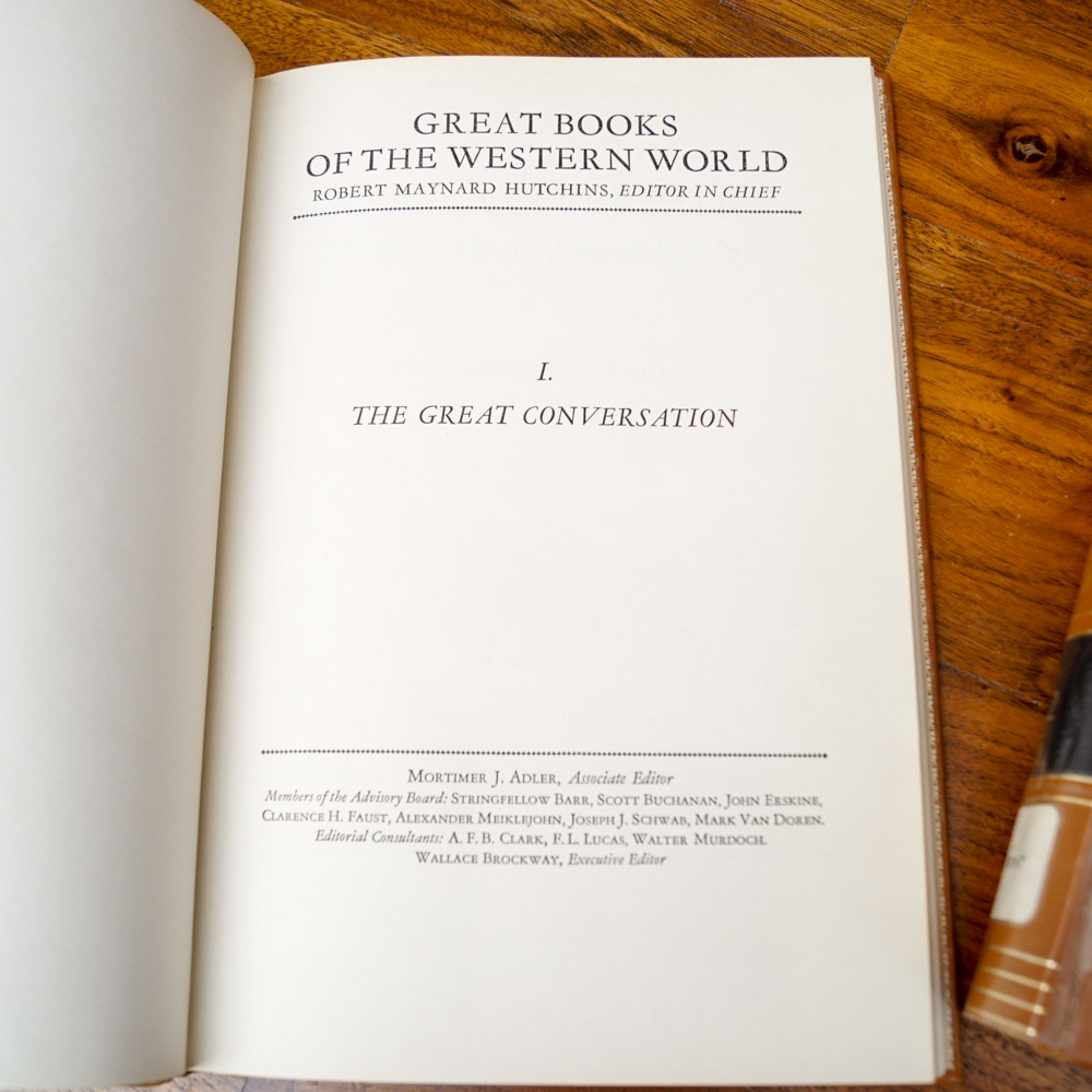 1952 Encyclopedia Brittanica "Great Books of the Western World" Collection