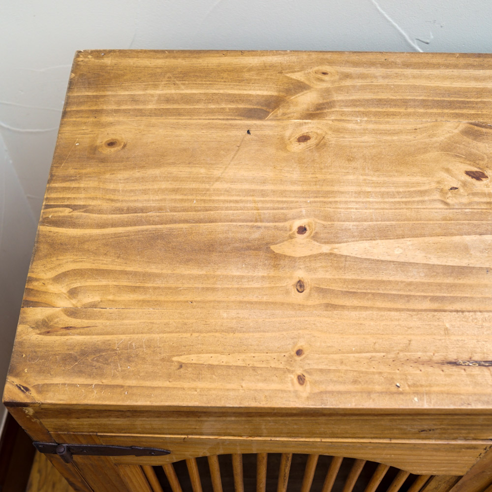Rustic Pine Cabinet