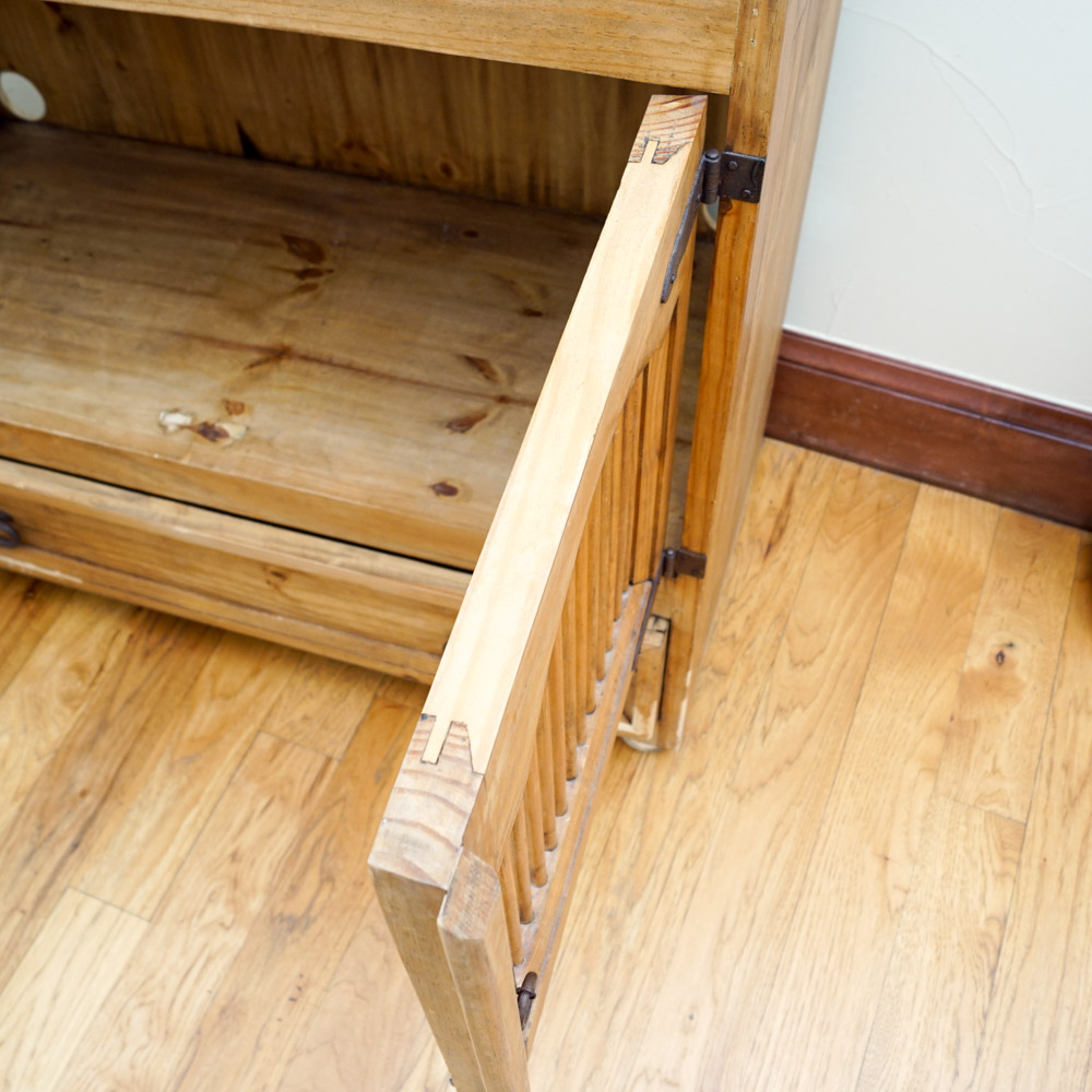 Rustic Pine Cabinet